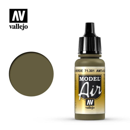 Vallejo Model Air AMT-4 Camouflage Green 17ml 71.301.