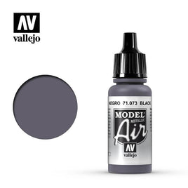 Vallejo Model Air Black (Metallic) 17ml 71.073 - MPM Hobbies