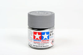 X-11 Mini Tamiya Acrylic Chrome Silver 10ml - MPM Hobbies