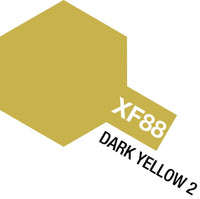XF-88 Mini Tamiya Acrylic Dark Yellow (2) 10ml.
