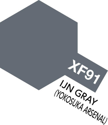 XF-91 Mini Tamiya Acrylic IJN Flat Gray (Yokosuka Arsenal) 10ml - MPM Hobbies