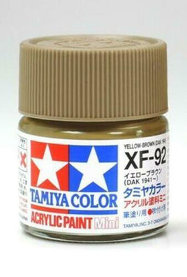 XF-92 Mini Tamiya Acrylic DAK 1941 Yellow Brown 10ml - MPM Hobbies